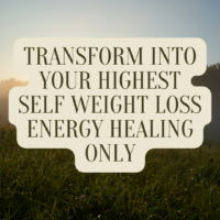 Transform Into Your Highest Self Weight Loss Energy Healing Only